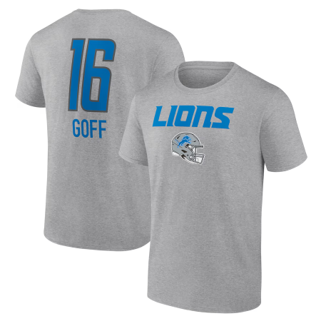 Detroit Lions - Jared Goff Wordmark NFL T-Shirt