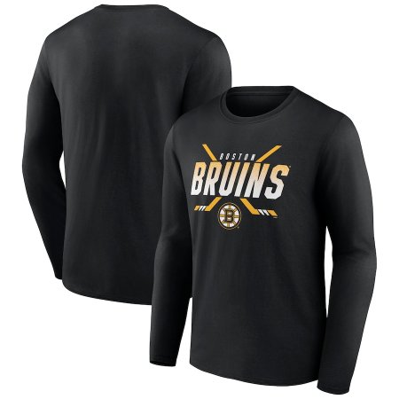 Boston Bruins - Covert Logo NHL Koszułka z długim rękawem