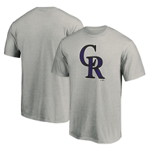 Colorado Rockies - Primary Logo Gray MLB Tričko