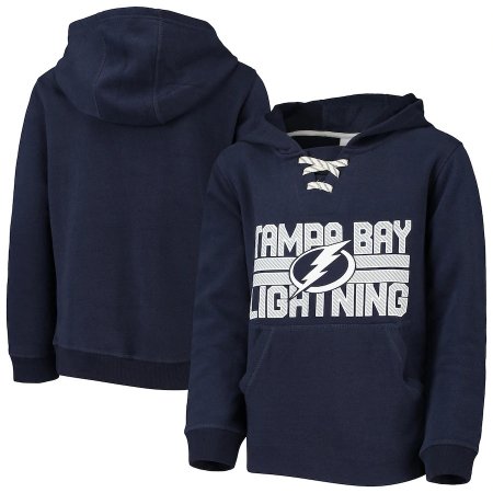 Tampa Bay Lightning Ddziecięca - Standard Lace-Up NHL Bluza z kapturem
