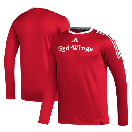 Detroit Red Wings - Adidas AEROREADY NHL Koszułka z długim rękawem