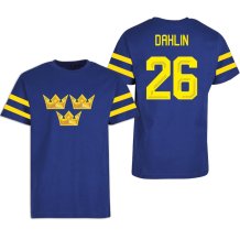Schweden - Rasmus Dahlin 2026 Hockey T-shirt - Blau