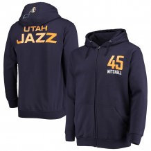 Utah Jazz - Donovan Mitchell Full-Zip NBA Mikina s kapucňou