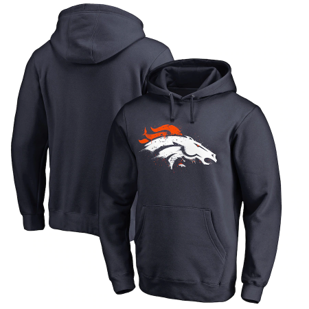Denver Broncos - Splatter Logo NFL Mikina s kapucí