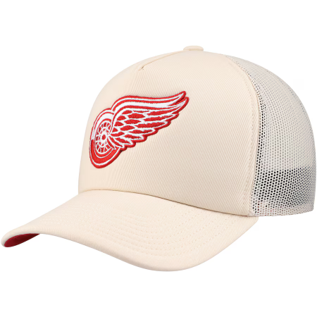 Detroit Red Wings - Foam Front Cream NHL Czapka