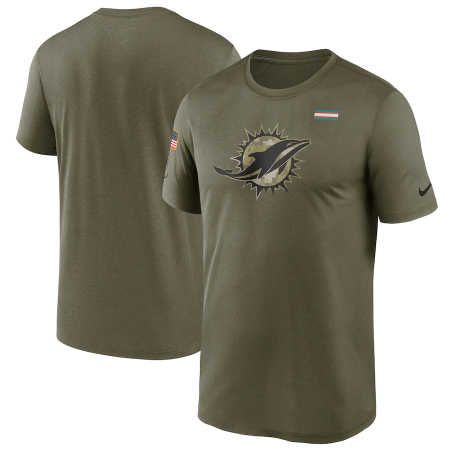 Miami Dolphins - 2021 Salute To Service NFL T-Shirt