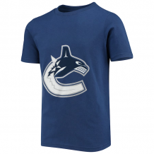 Vancouver Canucks Youth - Primary Logo Blue NHL Tshirt