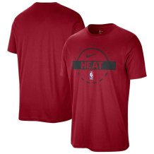 Miami Heat - 2025 Authentic Practice Red NBA T-shirt