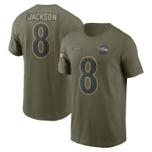 Baltimore Ravens - Lamar Jackson 2025 Salute To Service NFL Tričko
