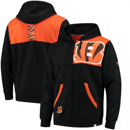 Cincinnati Bengals - Iconic Bold Full-Zip NFL Mikina s kapucňou