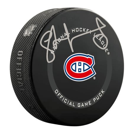 Montreal Canadiens - Juraj Slafkovsky Podpisany Official Game NHL krążek