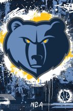 Memphis Grizzlies - Maximalist NBA Poster