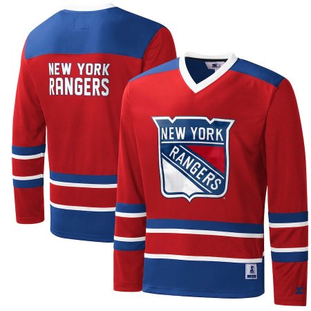 New York Rangers - Cross Check NHL Langärmlige Shirt