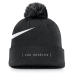 Los Angeles Dodgers - Swoosh Peak Black MLB Knit hat