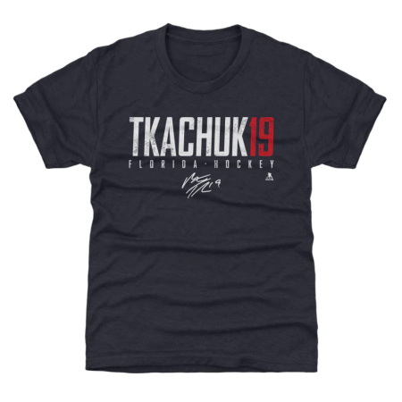 Florida Panthers Detské - Matthew Tkachuk Elite Navy NHL Tričko