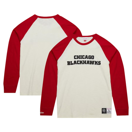 Chicago Blackhawks - Legendary Slub Raglan NHL Koszulka z długim rękawem