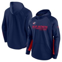 Columbus Blue Jackets - Authentic Pro Raglan NHL Bluza s kapturem