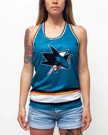 San Jose Sharks Women - Racerback Hockey NHL Tank Top
