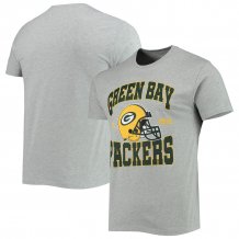 Green Bay Packers - Helmet Gray NFL T-Shirt