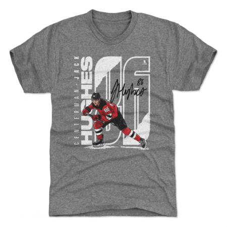 New Jersey Devils - Jack Hughes Stretch NHL T-Shirt