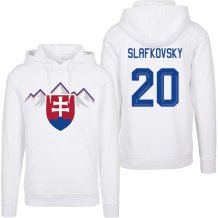 Słowacja Juraj Slafkovský 2026 Hockey Navy Bluza s kapturem