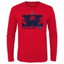Washington Capitals Detské - Authentic Pro NHL Tričko s dlhým rukávom