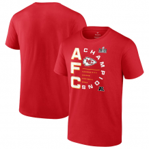 Kansas City Chiefs - 2023 AFC Champions Side Draw NFL T-Shirt