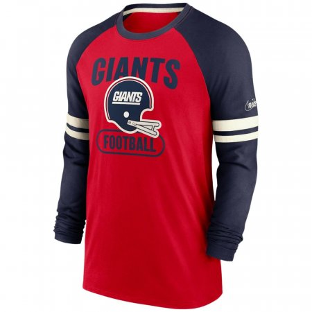 New York Giants - Throwback Raglan NFL Tričko s dlhým rukávom