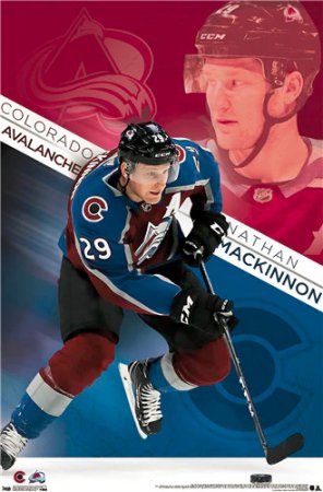 Colorado Avalanche - Nathan MacKinnon NHL Plakát