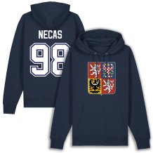 Česko - Martin Necas Hockey Navy Mikina s kapucňou