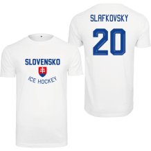 Slovensko - Juraj Slafkovský Authentic Hokejové Tričko - biele