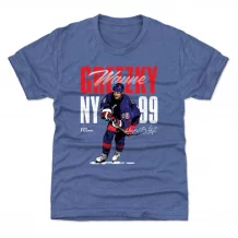 New York Rangers Dziecięcy - Wayne Gretzky Bold Blue NHL Koszulka