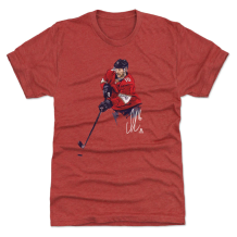 Florida Panthers - Aleksander Barkov Illustration Red NHL Tričko