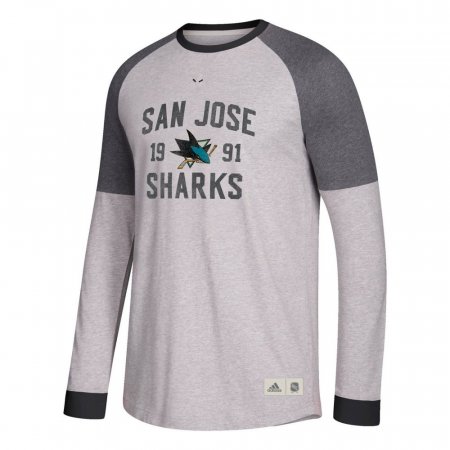 San Jose Sharks - Vintage NHL Tričko s dlhým rukávom