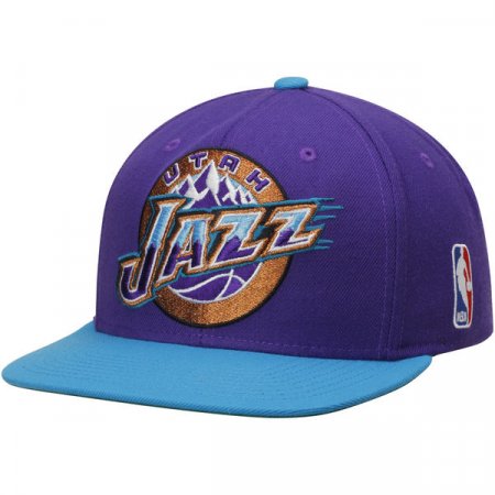 Utah Jazz - Mitchell & Ness Hardwood Classics XL Logo NBA Cap