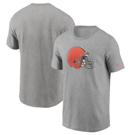 Cleveland Browns - Primary Logo NFL Gray T-shirt
