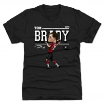 Tampa Bay Buccaneers - Tom Brady Paint Black NFL T-Shirt