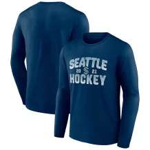 Seattle Kraken - Skate or Die NHL Tričko s dlhým rukávom