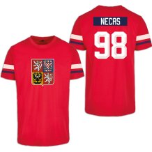 Czechy - Martin Nečas 2026 Hockey Koszulka - czerwony