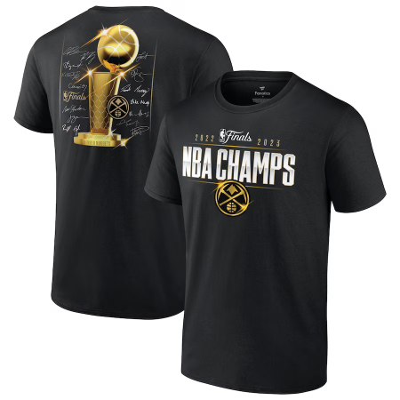 Denver Nuggets - 2023 Champions Roster Signatures NBA T-shirt