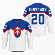 Slowakei - Juraj Slafkovsky 2026 Hockey Replica Trikot Weiß