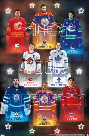League SuperStars NHL Plakat
