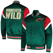Minnesota Wild - Full-Snap Satin NHL Kurtka