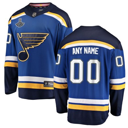 St. Louis Blues - 2019 Stanley Cup Champs Breakaway NHL Dres/Vlastné meno a číslo