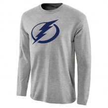 Tampa Bay Lightning - Primary Logo Team Gray NHL Long Sleeve T-Shirt