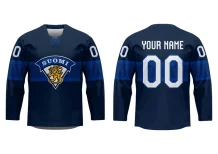 Finsko - Hokejový Replica Fan Dres/Vlastní jméno a číslo