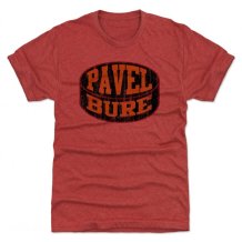 Vancouver Canucks - Pavel Bure Puck Red NHL T-Shirt