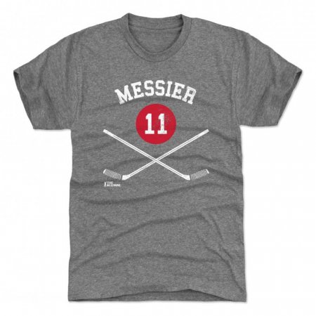 New York Rangers - Mark Messier Sticks Gray NHL Shirt