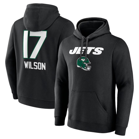 New York Jets - Garrett Wilson Wordmark NFL Mikina s kapucí