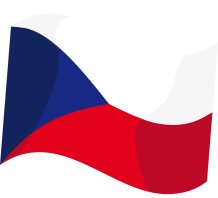 Czechy Hockey Fan Flaga 90 x 135cm